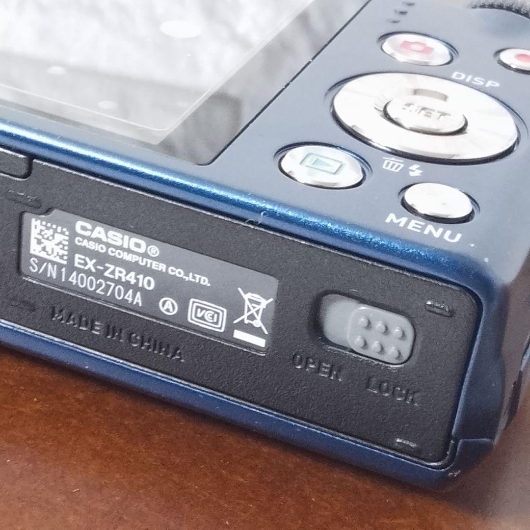 【現状品】CASIO EXILIM EX-ZR410 コンパクトデジタルカメラ