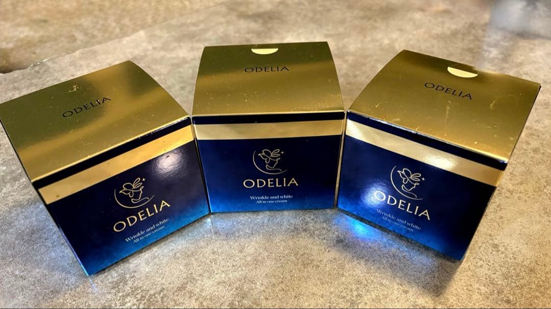 ODELIA リンクル&ホワイト AIOクリーム3点