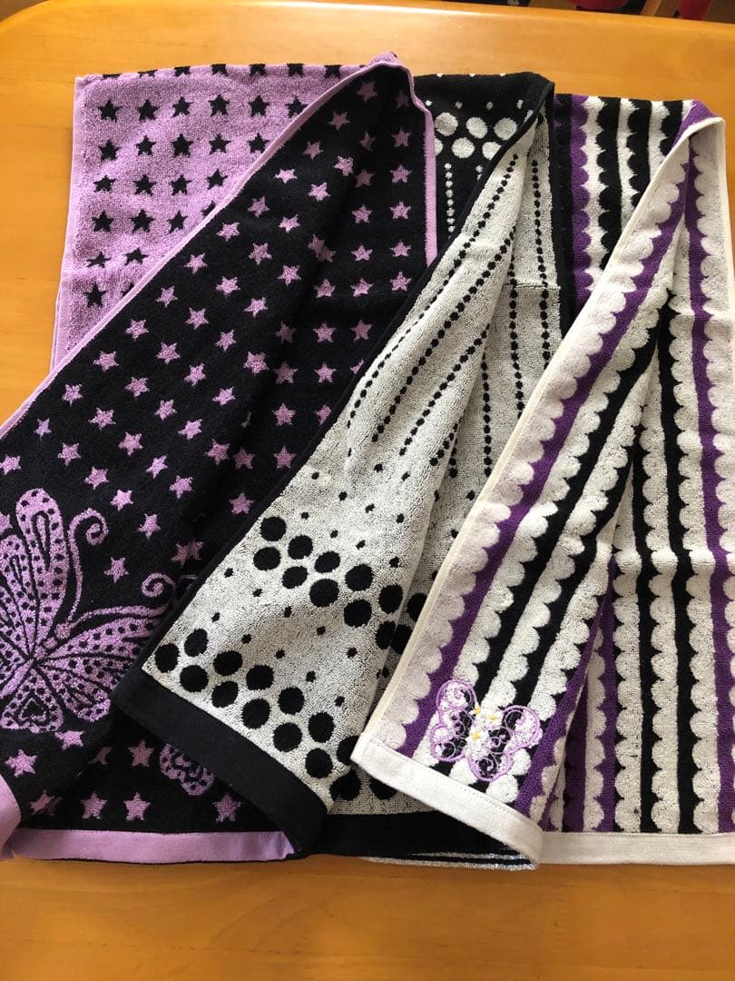 ANNA SUI アナスイ フェイスタオル 新品未使用3枚