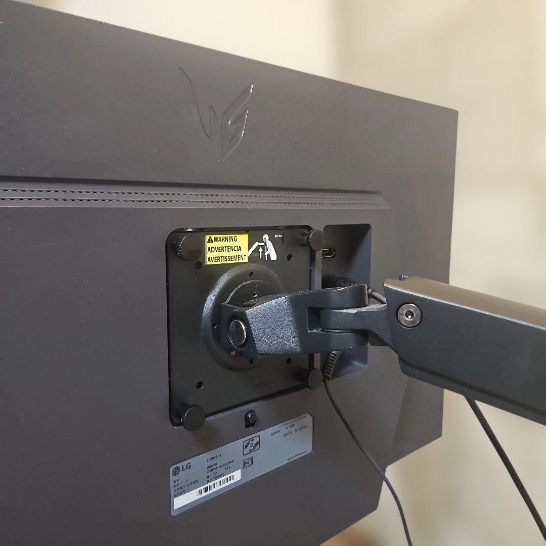 スタンド無し　 27インチ　ゲーミングモニター　WQHD 165Hz