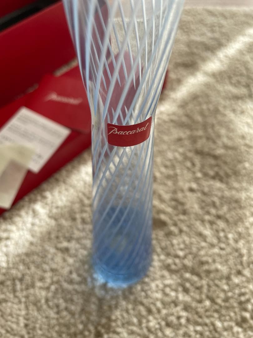 未使用　Baccarat バカラ ミカド フラワーベース クリスタルガラス