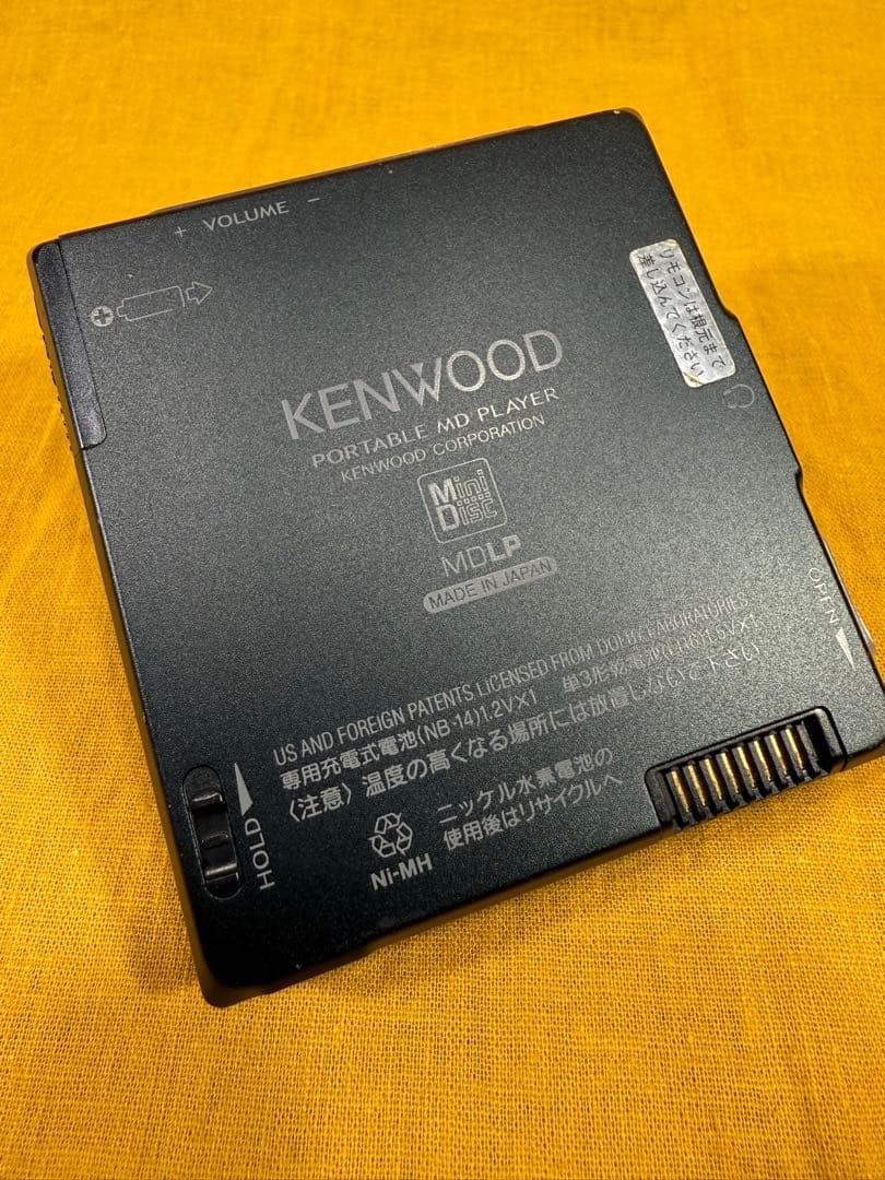 【動作品】KENWOOD MDプレーヤー DMC-T55 ブラック 動作良好