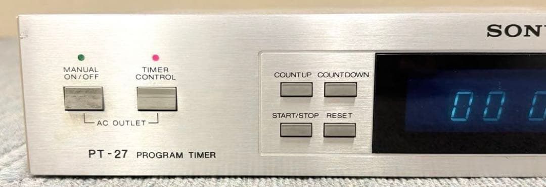SONY PT-27 プログラムタイマー 通電OK ジャンク