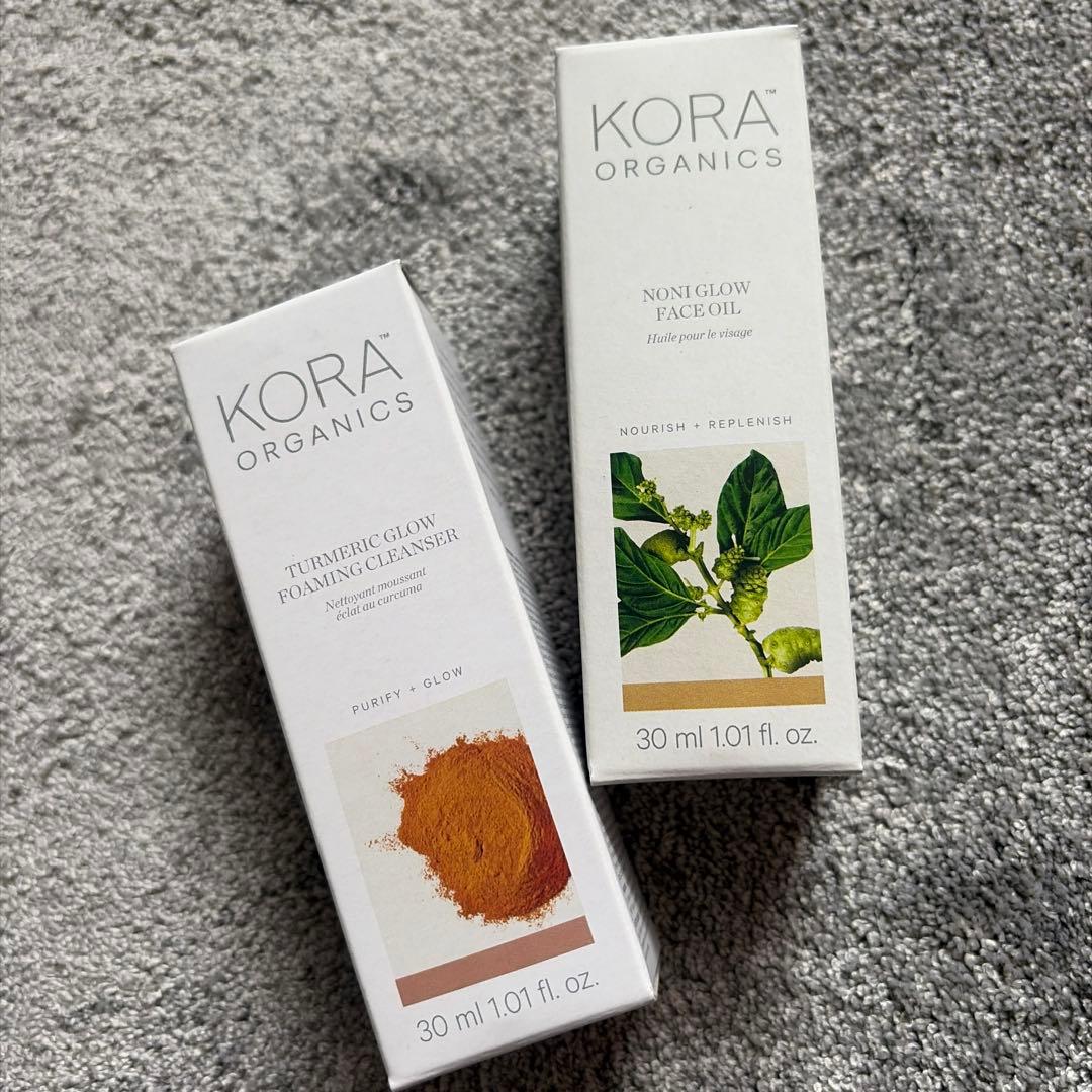 KORA Organics ターメリッククレンザー&ノニオイルセット