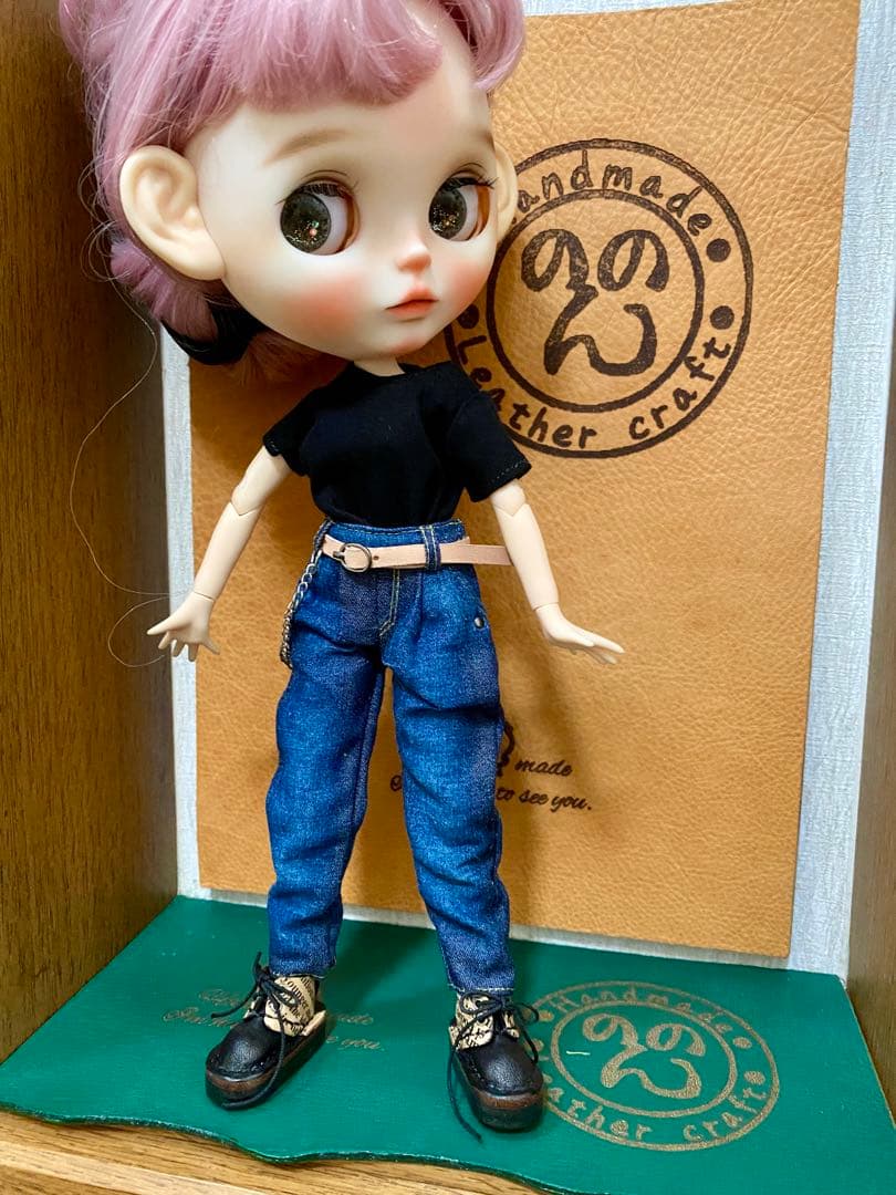 (16) ブライスサイズ　アイシードール　男の子　アウトフィット　ハンドメイド