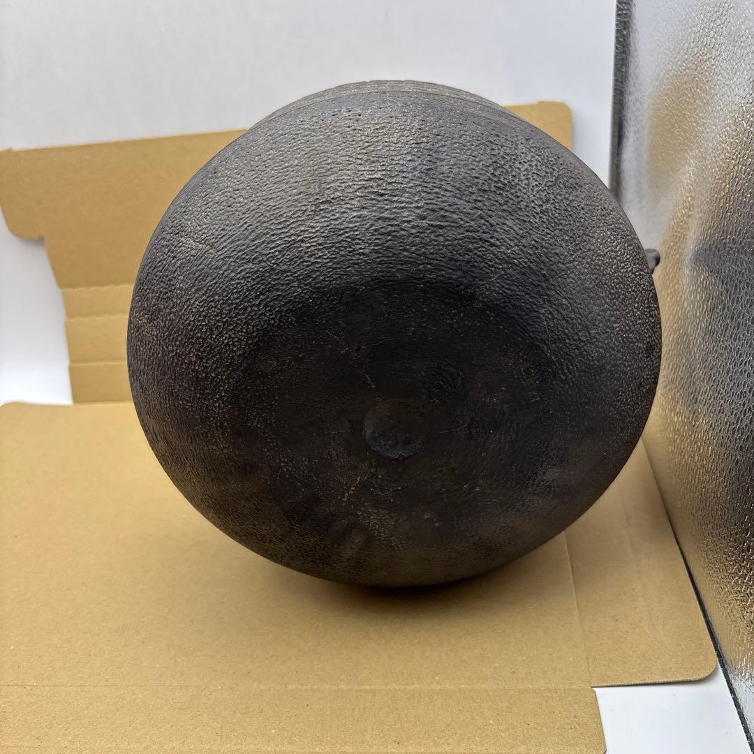 茶道具 釜 亀甲地紋 高橋 敬典 作 釜