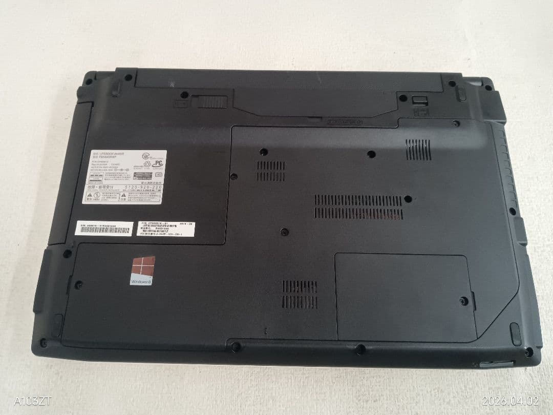 ⅱ LIFEBOOK AH45/R FMVA45RWP 8GB ストレージ無