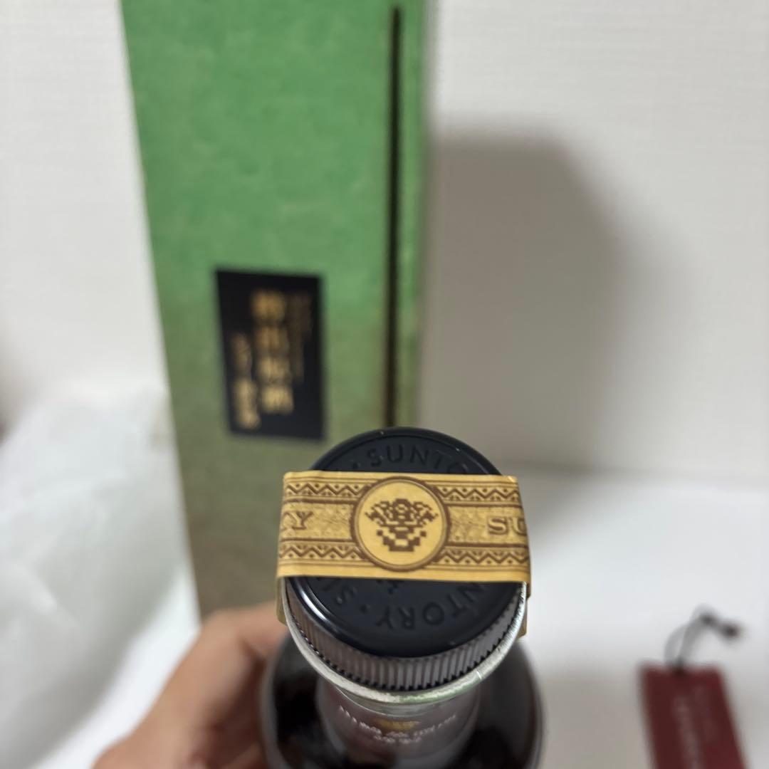 サントリーピュアモルトウイスキー　樽出原酒　シェリー樽貯蔵　箱付き　未開封