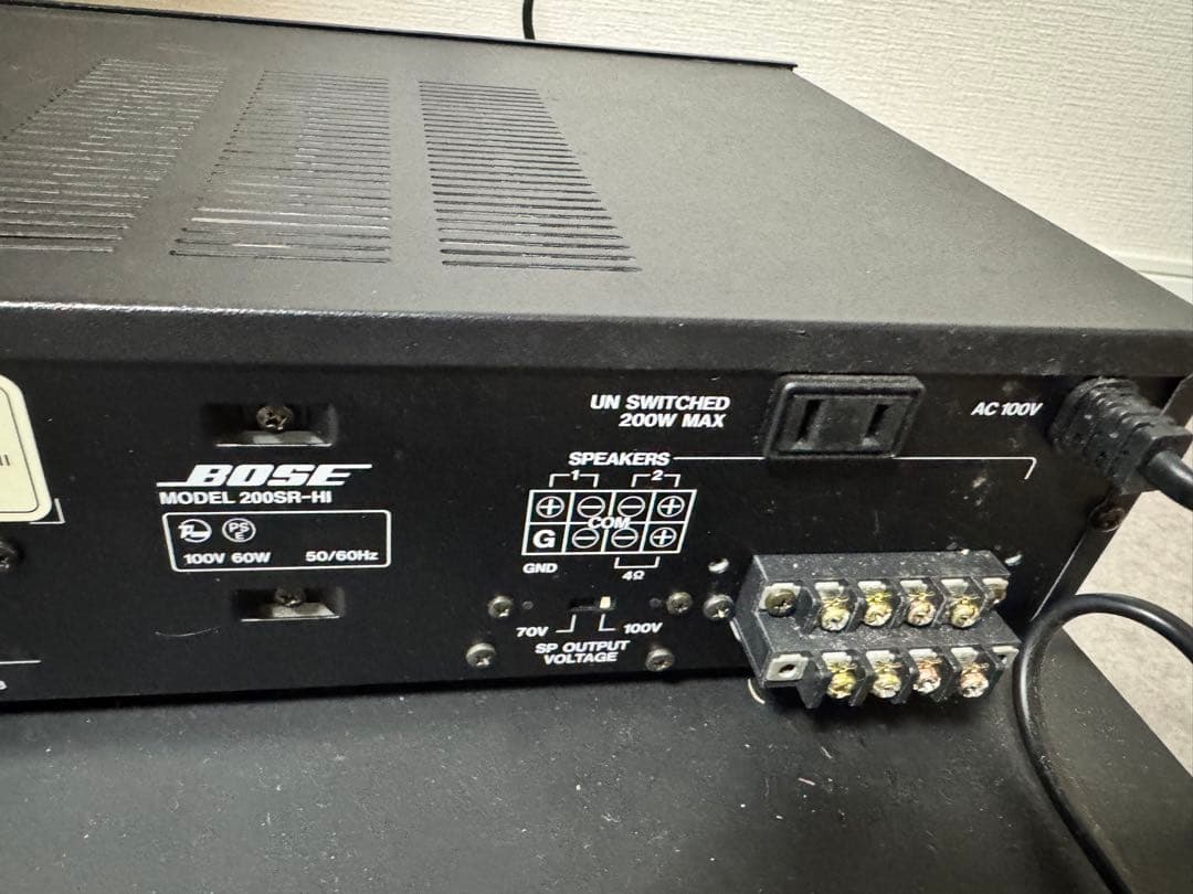 アンプ BOSE MIXER AMPLIFIER 200SR-HI