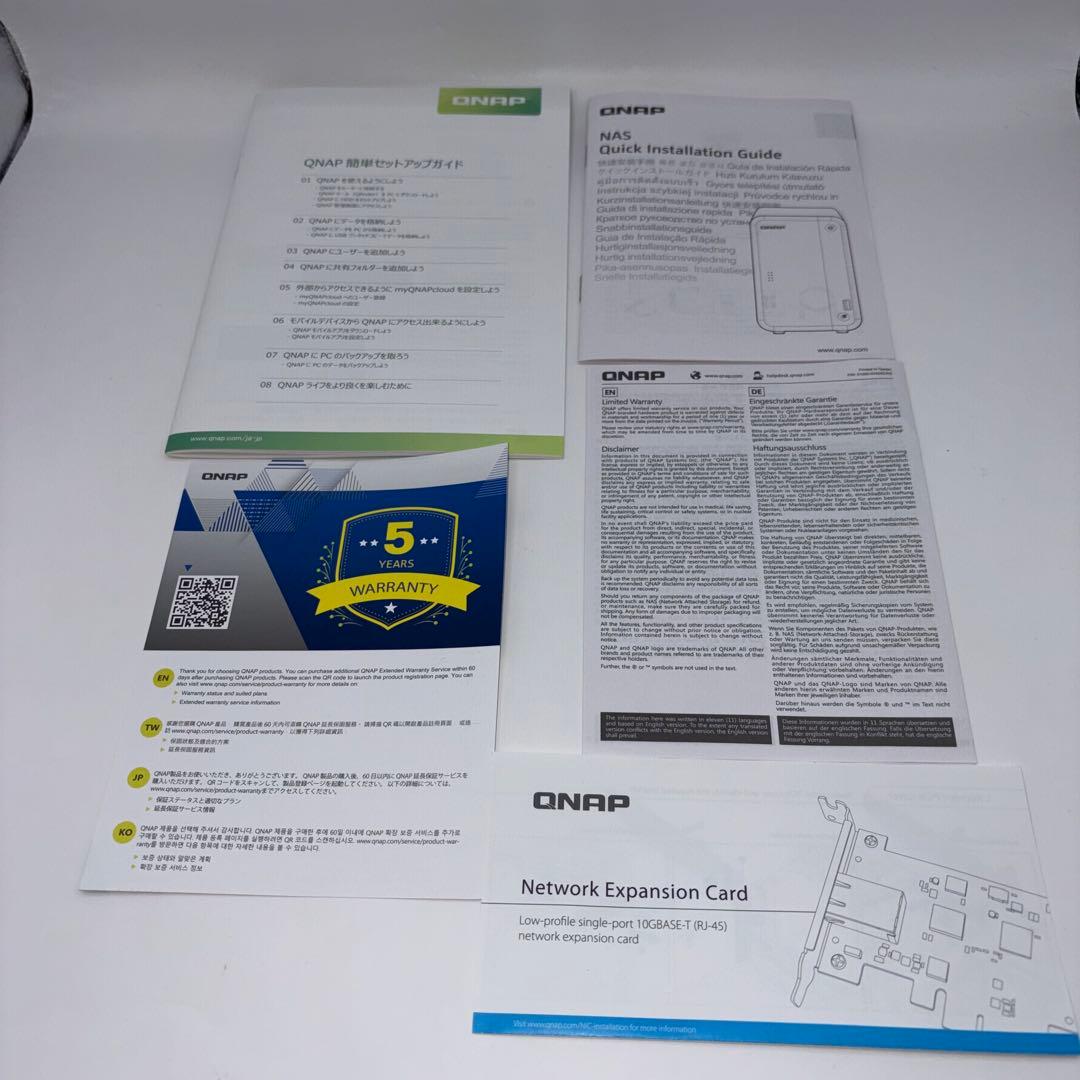 【美品】QNAP NAS TS-251D 付属品多数／HDDなし
