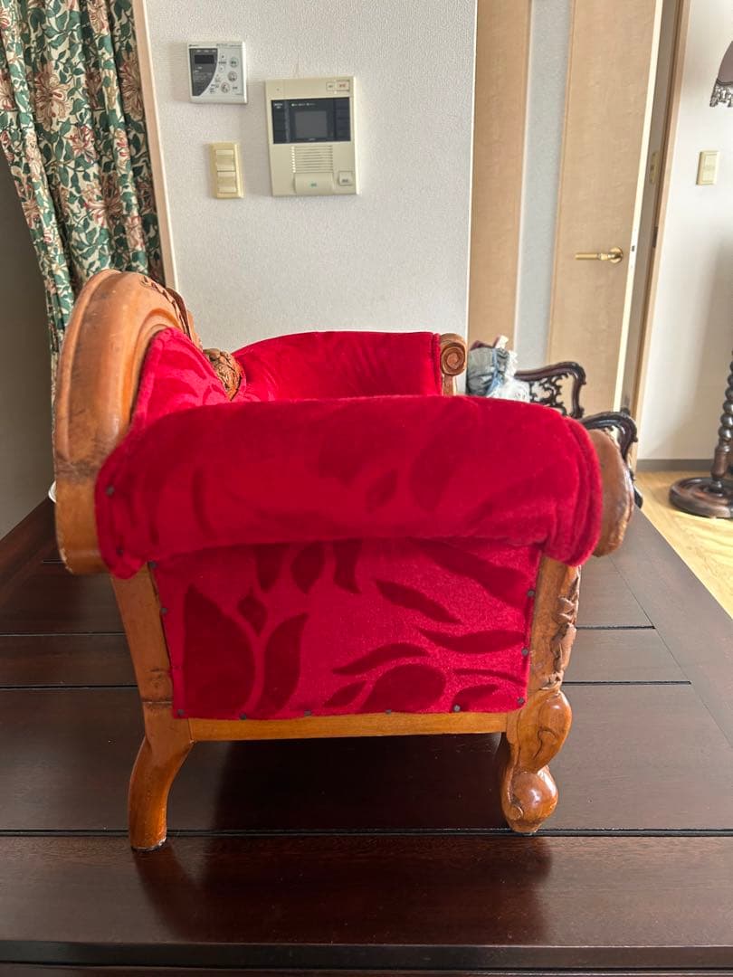 アンティークドール用ソファ