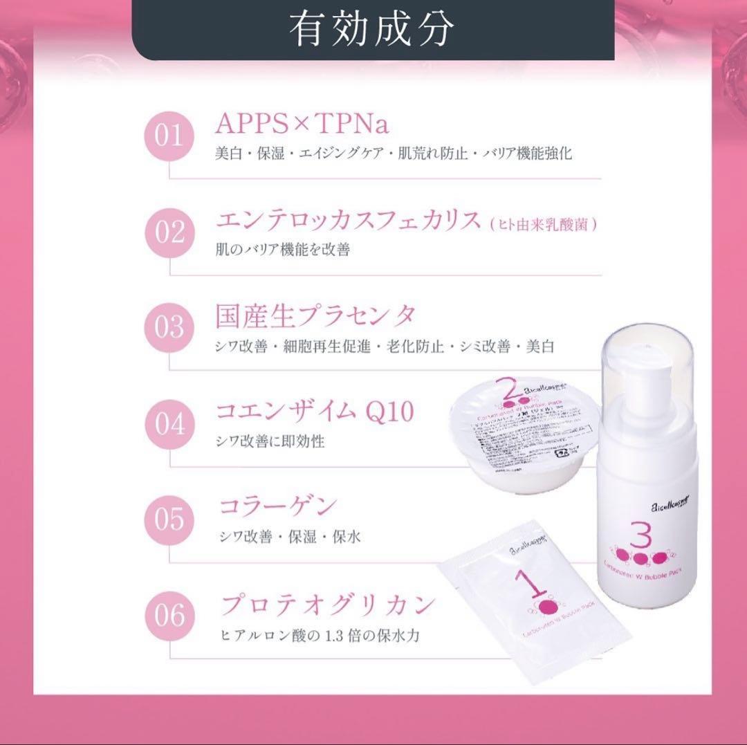 アイセルコスメ APPSカーボンダブルバブルパック6回分