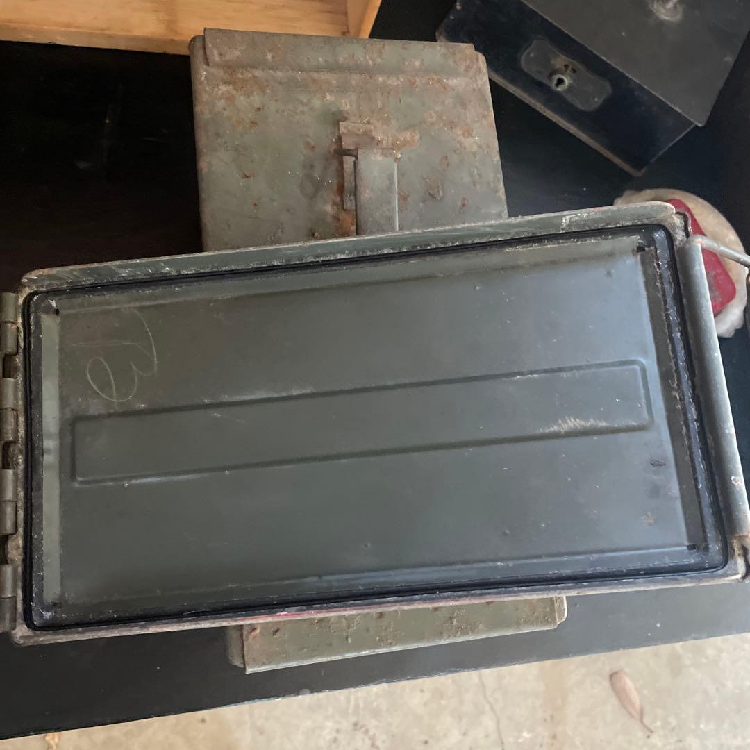 Vintage U.S.Army アーモボックス 弾薬ケース シャビー セット