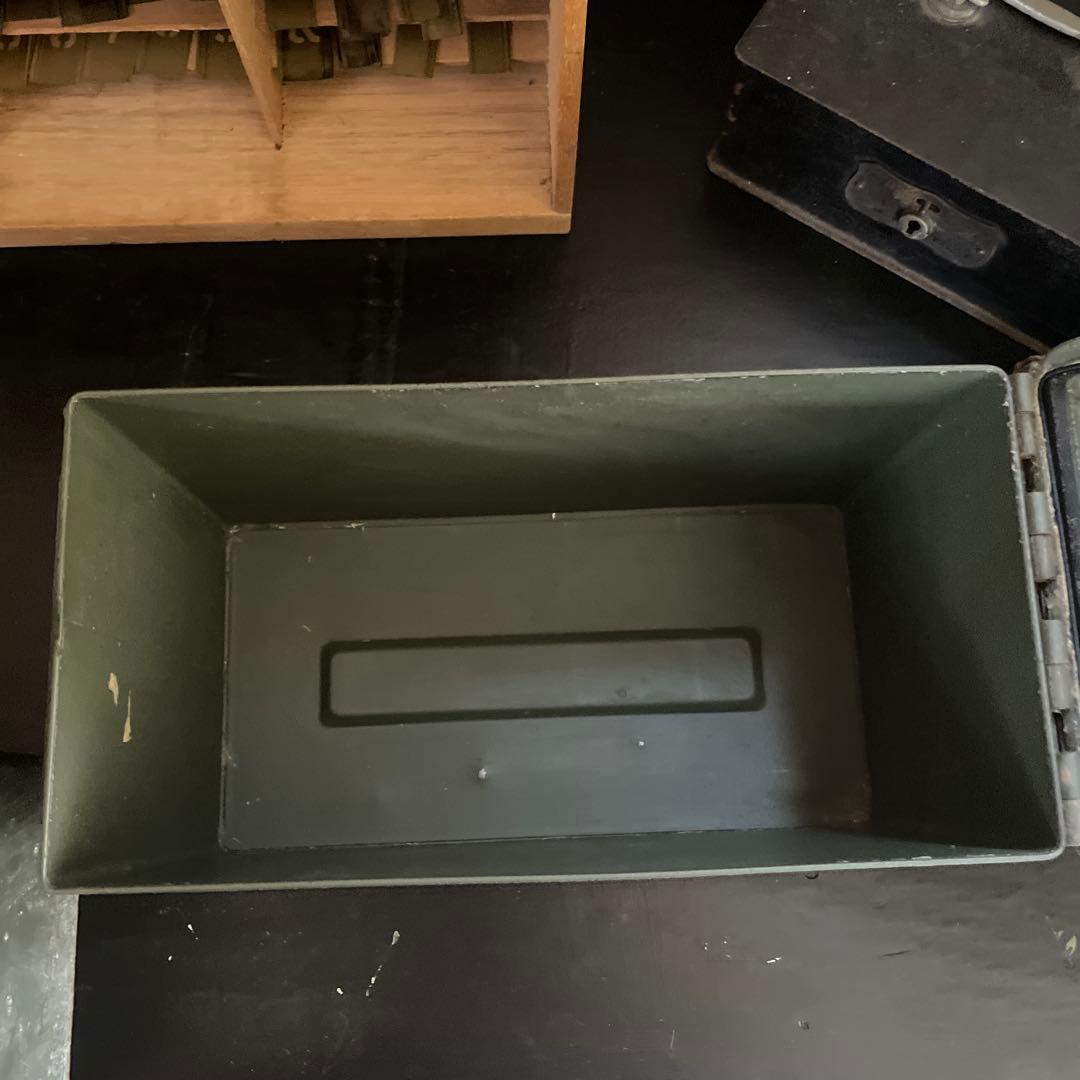 Vintage U.S.Army アーモボックス 弾薬ケース シャビー セット