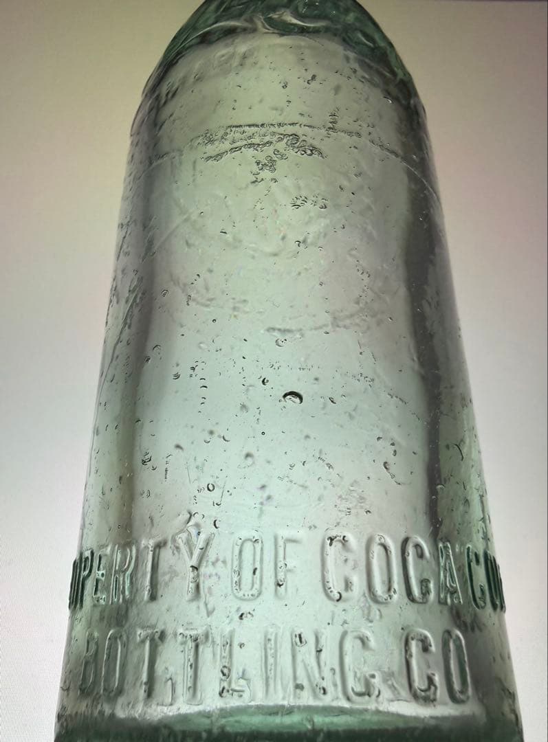 F12 1900-10年代 コカコーラストレートサイド ボトル 瓶