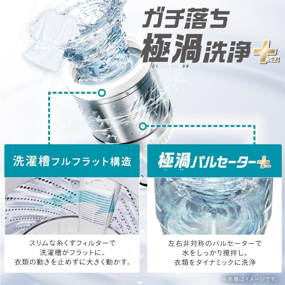 アイリスオーヤマ 洗濯機 5kg ホワイト ITW-50B01-W 2026年製