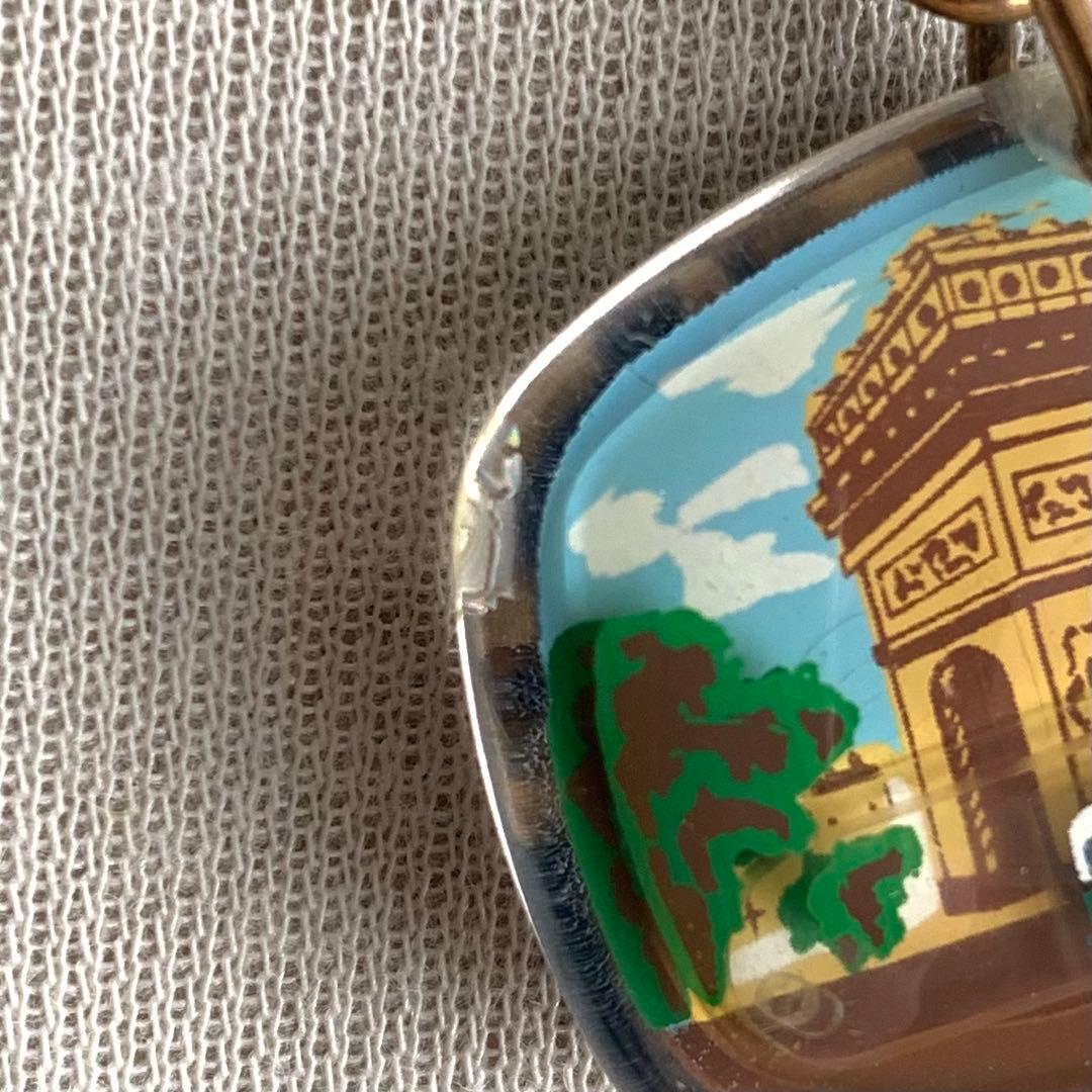 レア！動くブルボンキーホルダー【PARIS】凱旋門 アニメフランスサヴィニャック