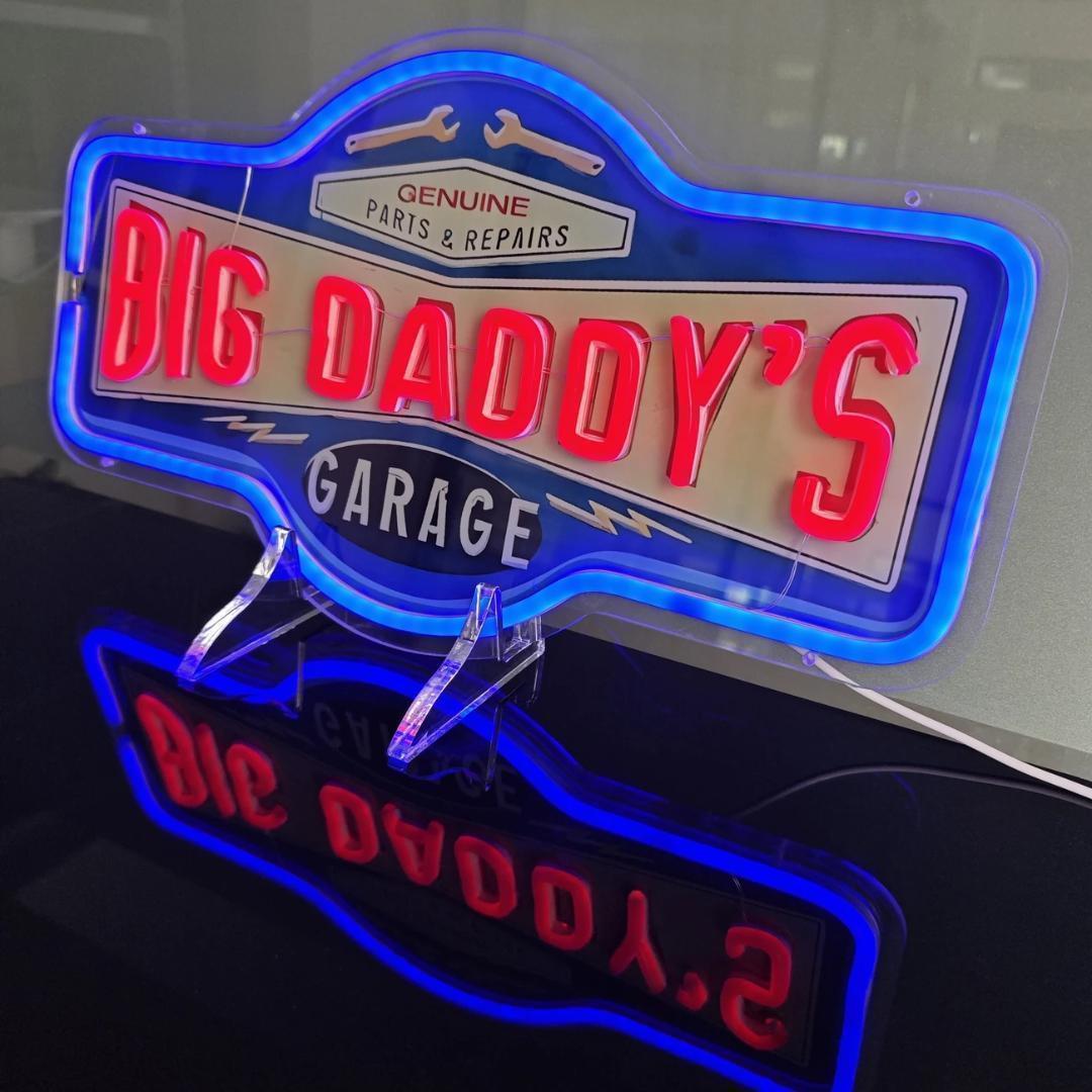 New最安値ネオン祭! ビッグダディーズ ＧＡＲＡＧＥガレージネオンd