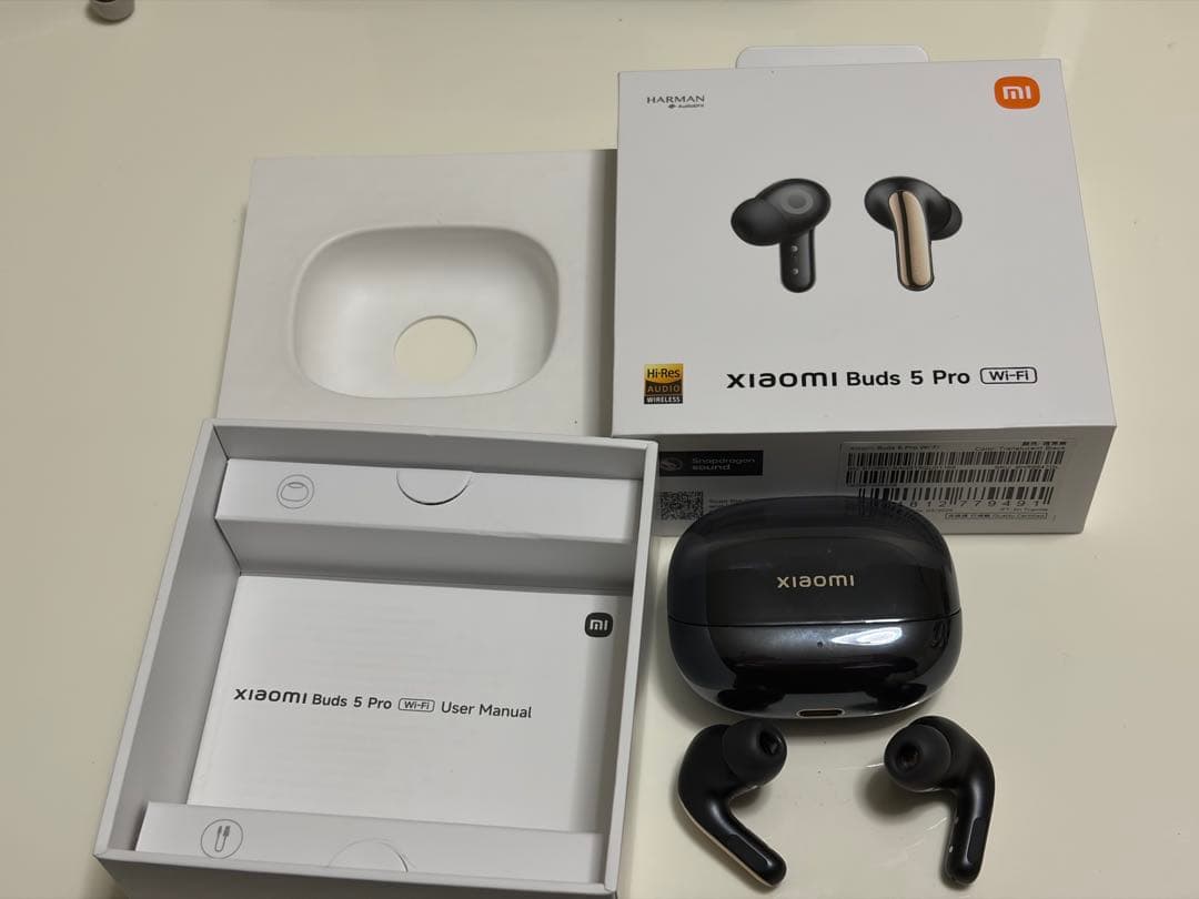 Xiaomi Buds 5 Pro Wi-Fi ワイヤレスイヤホン