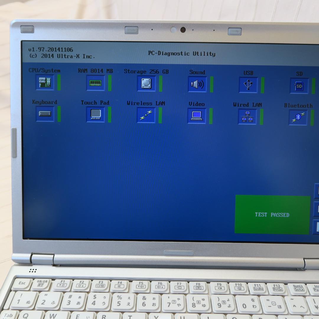 レッツノート i5-6世代／メモリ8GB／SSD256GB／Office2024