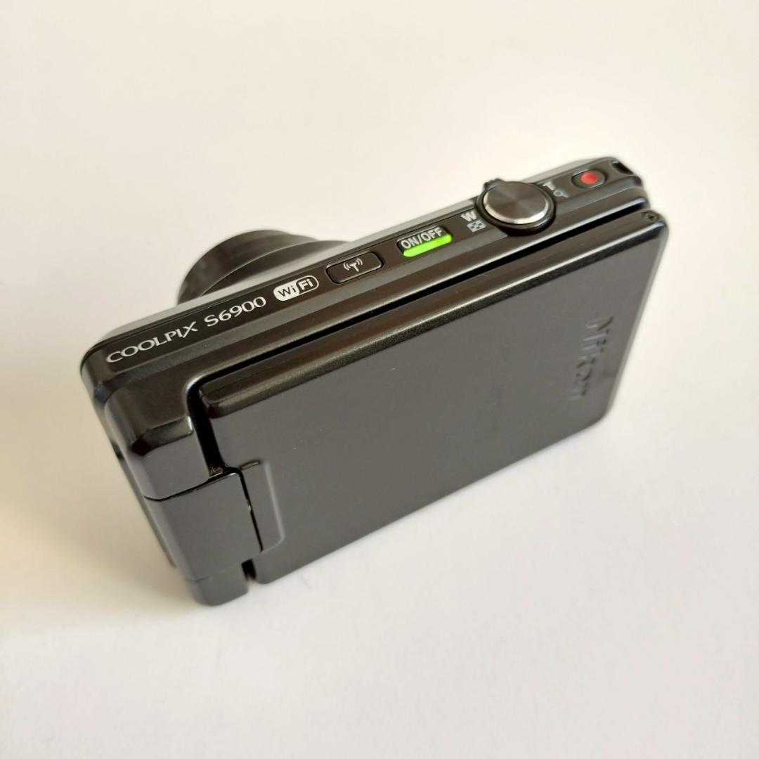 Nikon COOLPIX S6900 ブラック 互換バッテリ＆SDカードセット