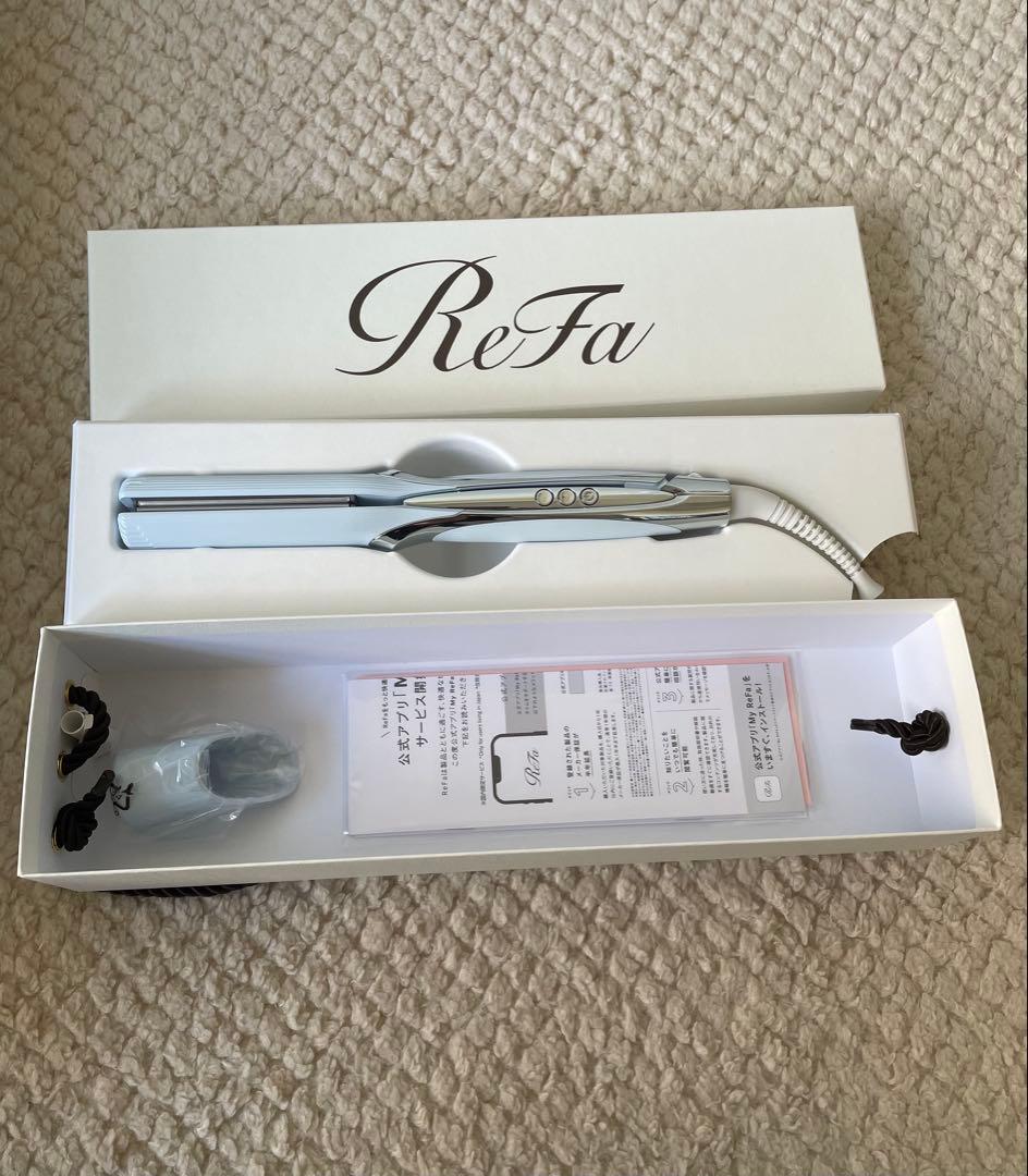 リファ ストレートアイロン プロ　ホワイト　美品
