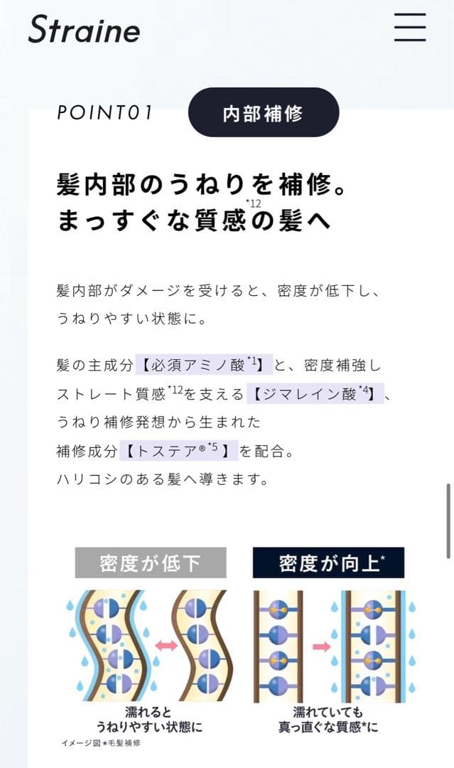 Straine ストレイン シャンプー/トリートメント/オイル 各2点
