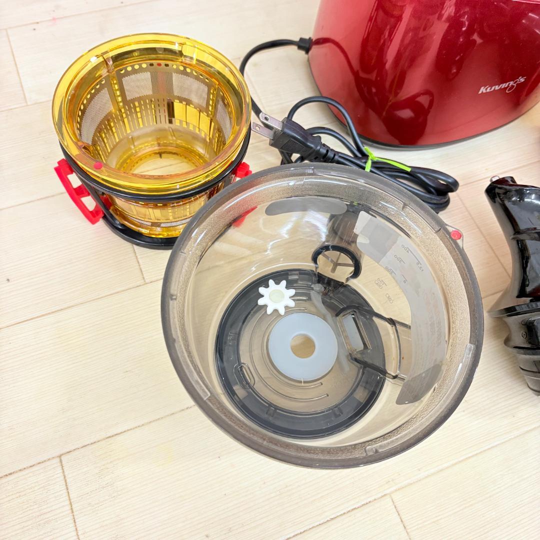 KUVINGS クビンズ ホールスロージューサー JSG-641M レッド