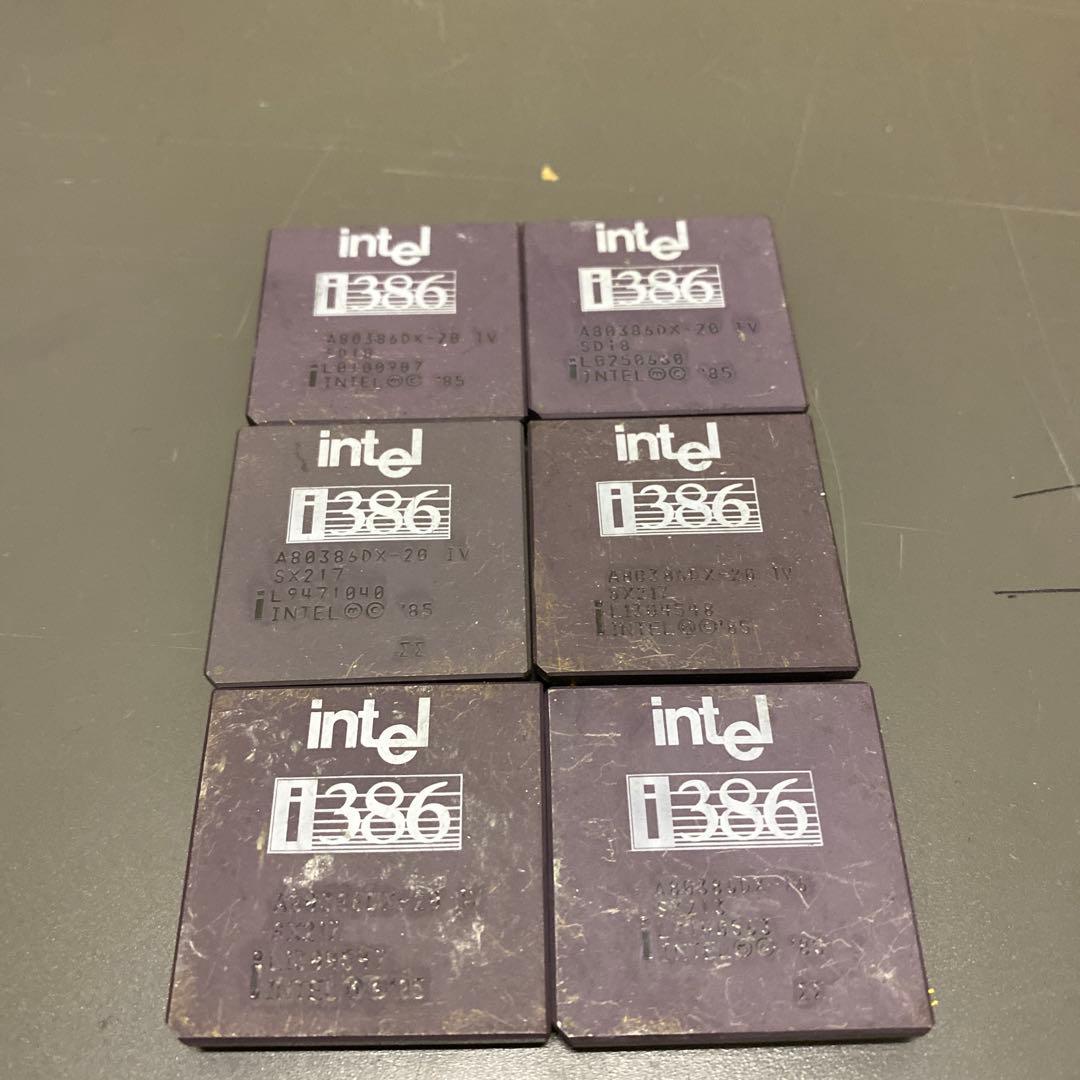 レトロCPU Intel i386