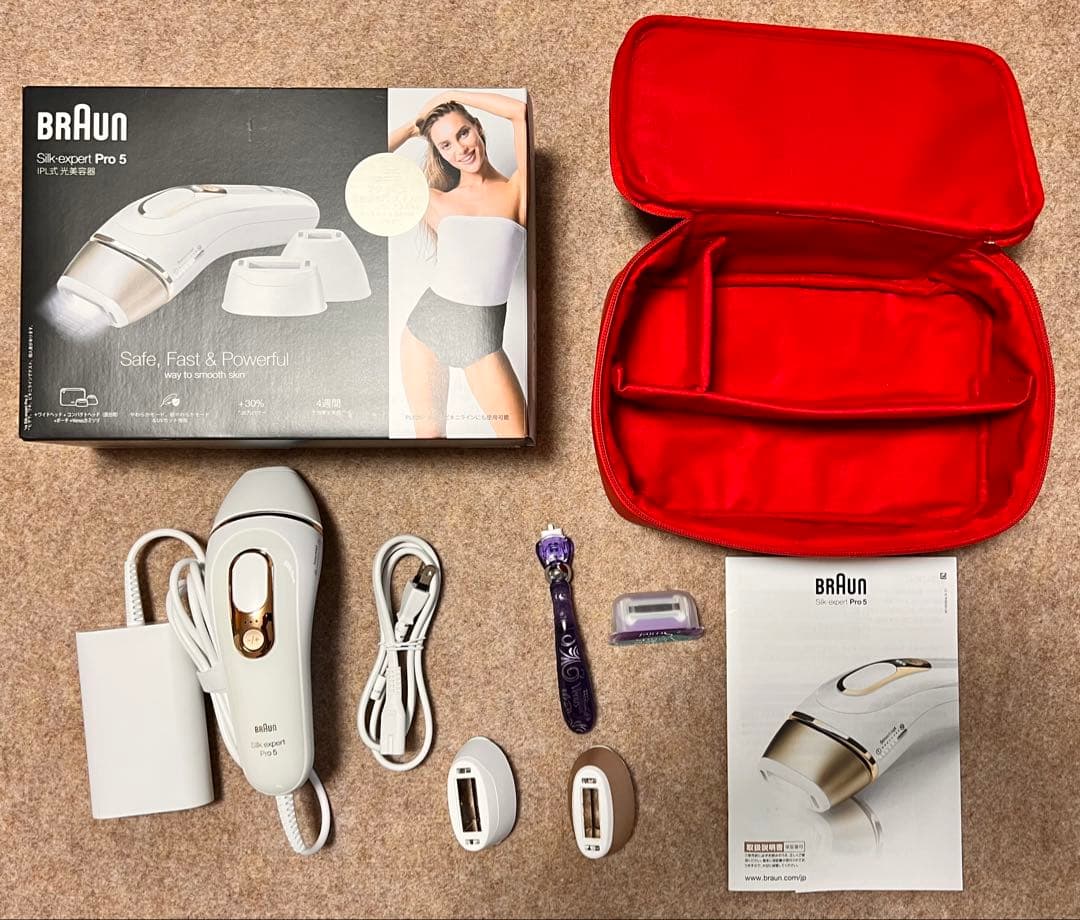 BRAUN Silk-expert Pro 5 IPL脱毛器 PL5267 美品