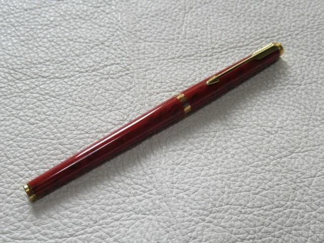 ◆希少 仏製 美品 1980年代◆パーカー180  Lacquer/漆 両面ニブ