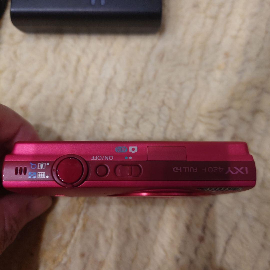 Canon IXY 420F ピンク バッテリーチャージャー付き