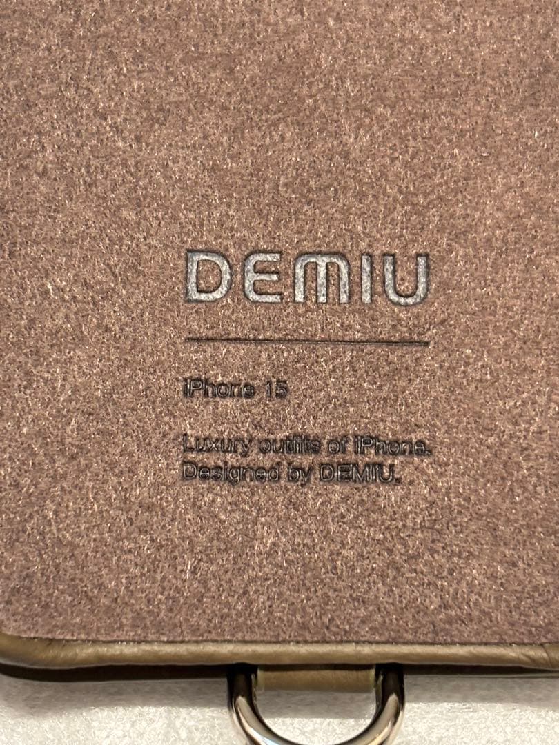 未使用！DEMIU iPhone 15 ケース エトープ