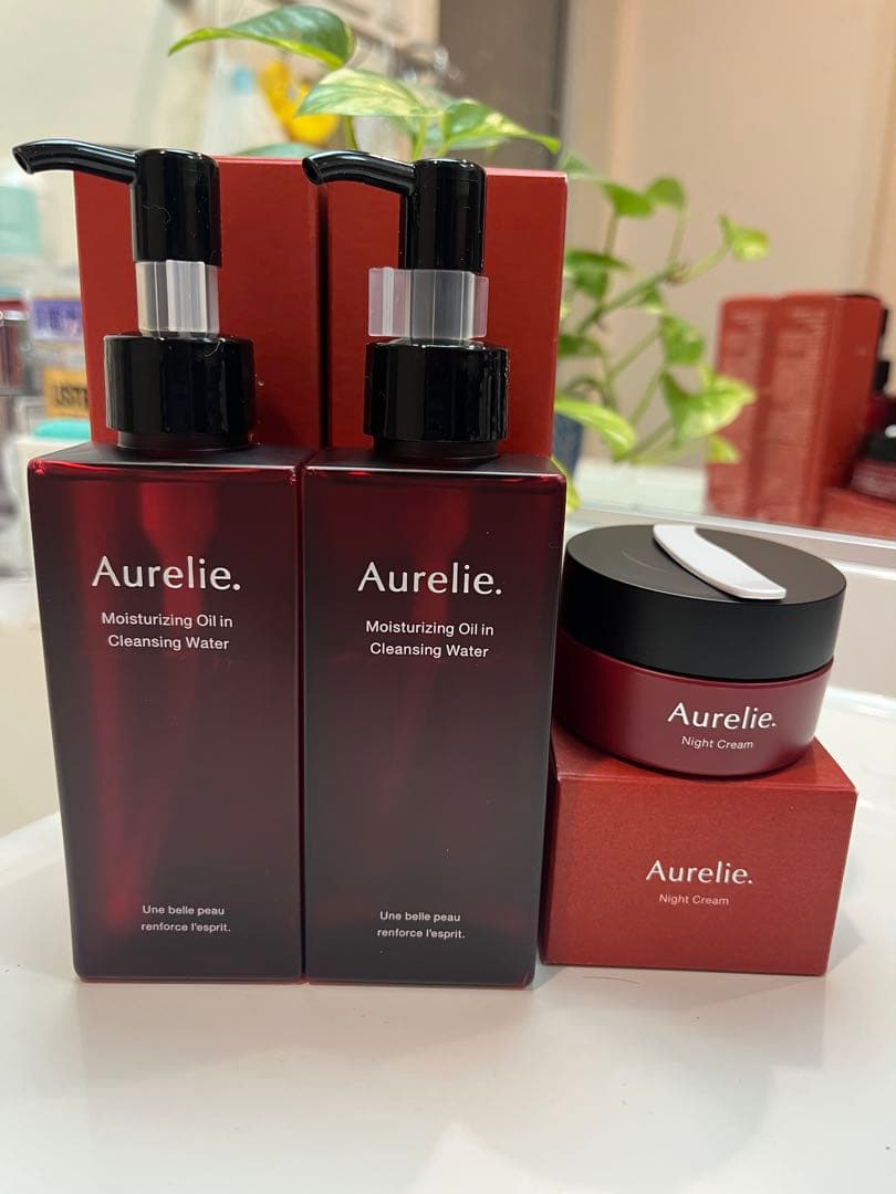 新品　未開封　Aurelie クレンジングオイルとナイトクリームセット