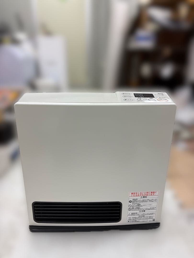 【美品】Rinnai リンナイ　ガスファンヒーター　プロパンガス