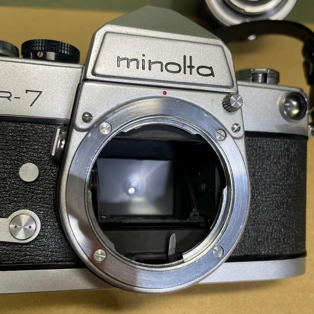 【純正ケース付】minolta フィルムカメラ SR-7 f1.4 58mm