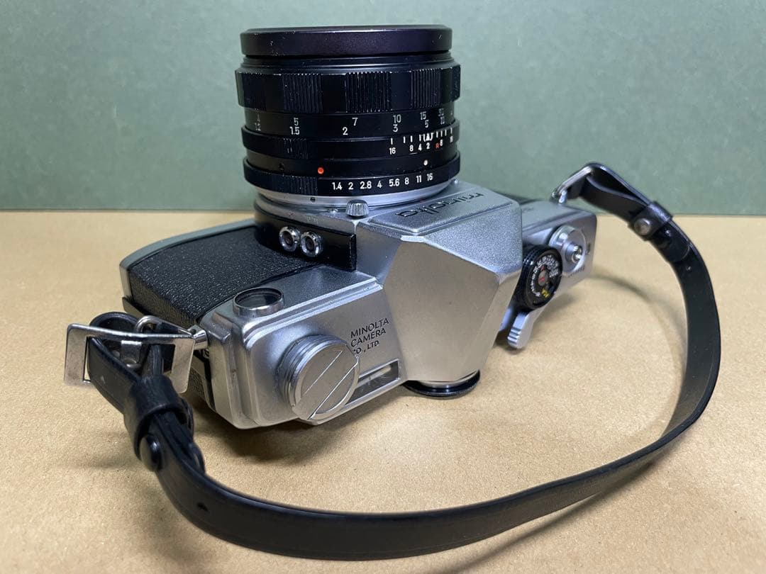 【純正ケース付】minolta フィルムカメラ SR-7 f1.4 58mm