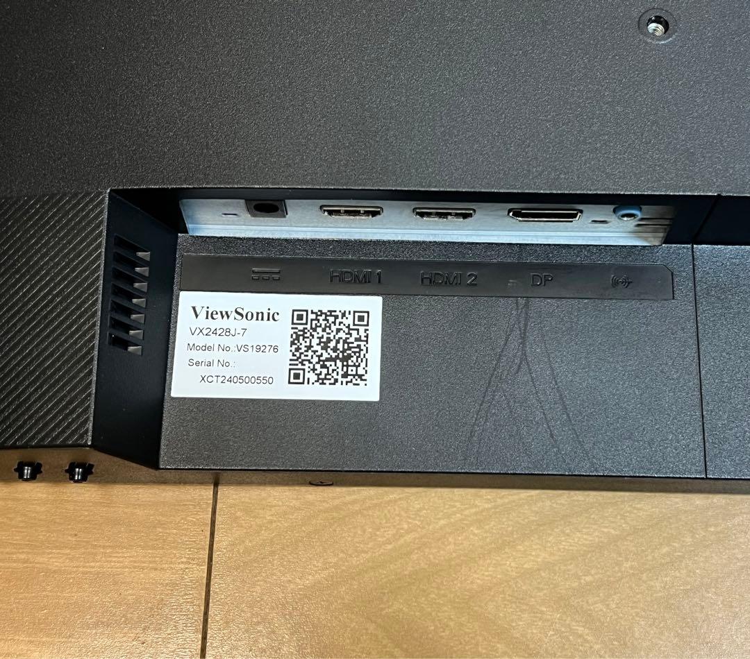 ViewSonic VX2428J 23.8インチゲーミングモニター