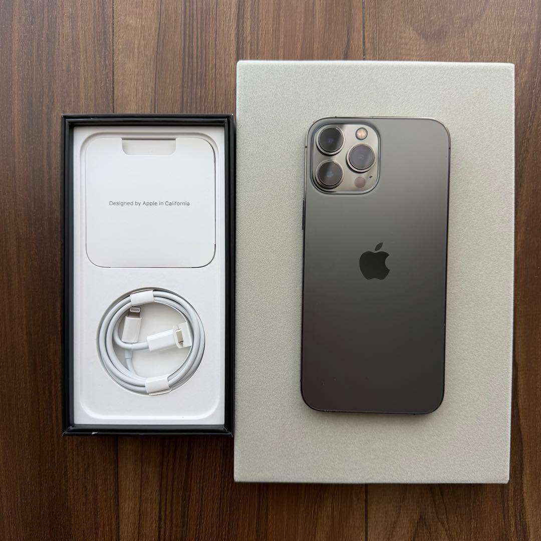【美品】iPhone 13 Pro Max 256GB グラファイトSIMフリー