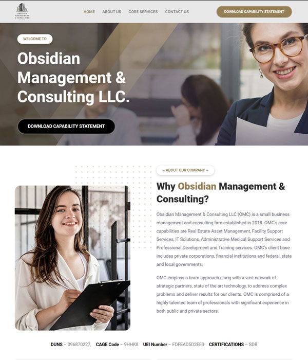 Obsidian Managemenr & Conculting LLC.